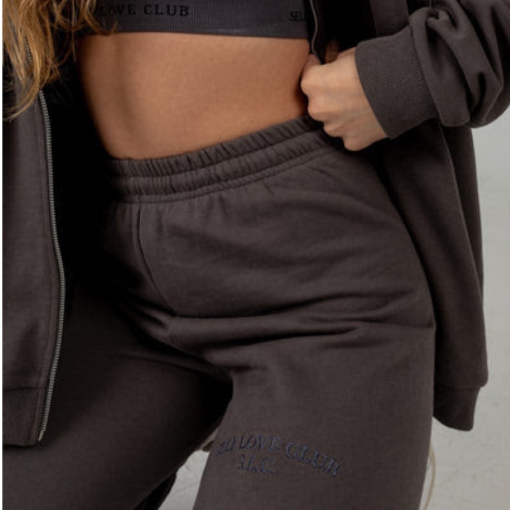 The Mayfair Group - Self Love Grey Sweatpants